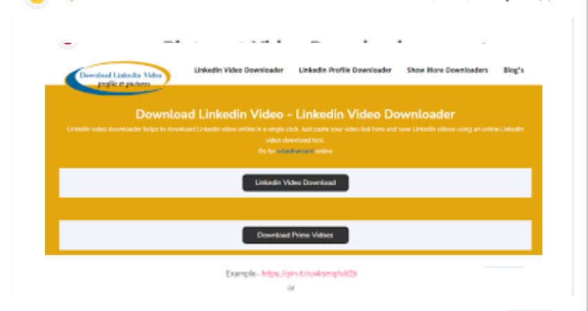 YMP4 Linkedin Video Downloader